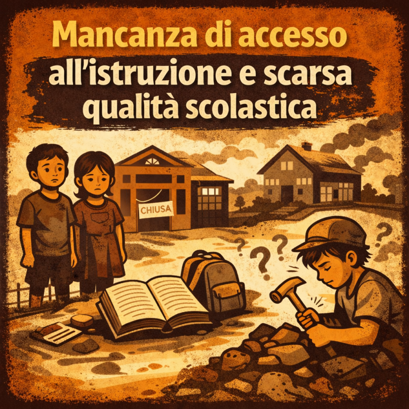Mancanza di accesso all’istruzione