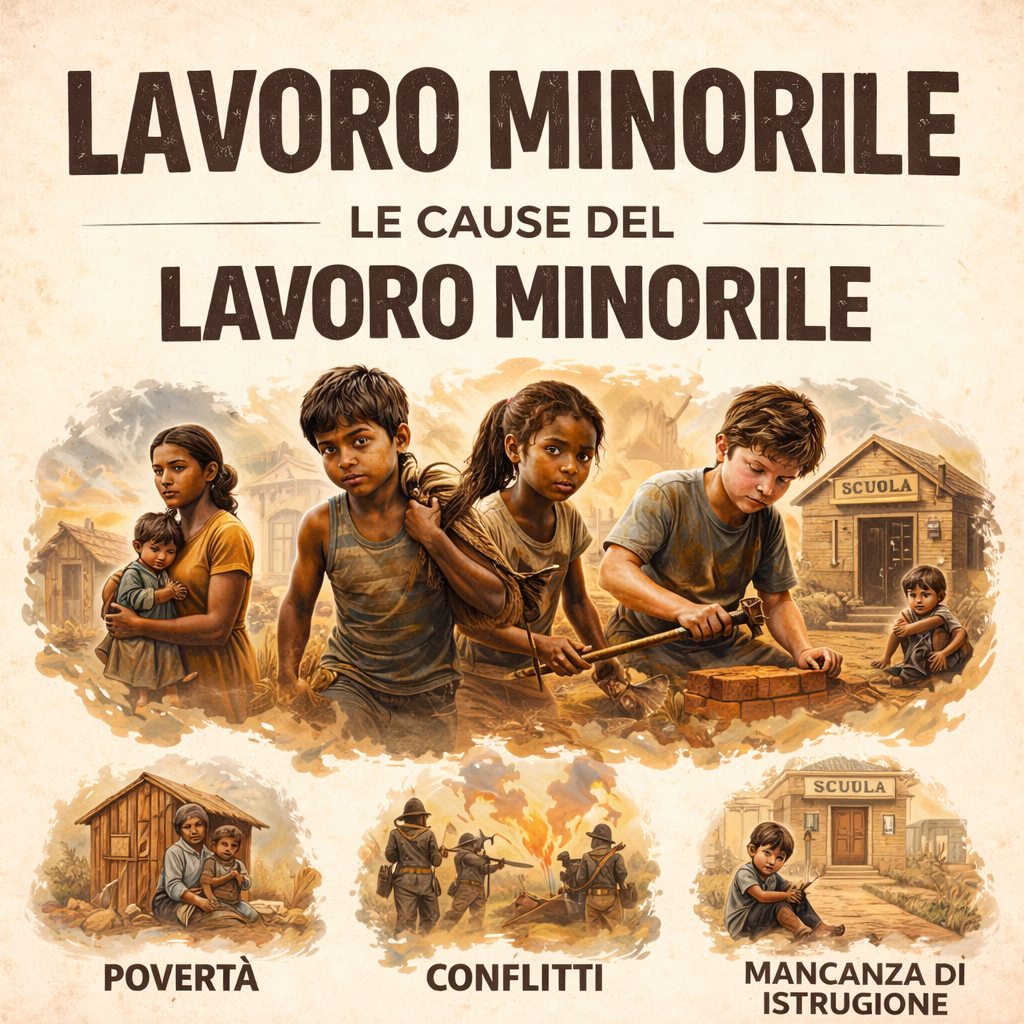 Le cause del lavoro minorile